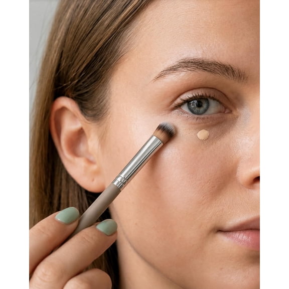 UYGDUY-Concealer Brush  Under Eye Precision Makeup Brush for Seamless Application  Ultra-Soft Vegan Bristles  Cruelty-Free