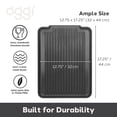 thumbnail image 1 of UYGDUY-Dish Drain Board & Drying Rack Tray for Kitchen - Ideal Rigid Drainboard, Plate & Glass Drainer Tray, Dish Drain Boards for Kitchen Counter, 12.75 x 17.25 - Black, 1 of 3
