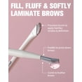 thumbnail image 1 of UYGDUY-Dual-Ended Precision Eyebrow Brush and Comb for Eyeliner Lining, Sculpting Brows, Professional Eye Makeup Tools (D109B), 1 of 3