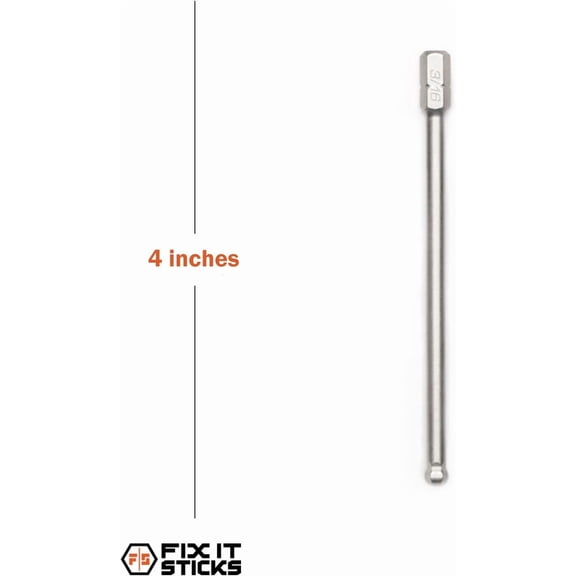 UYGDUY-Extended Action Hex Bit - 0.1875"x4" Long Gunsmith Screwdriver Bits for Rifle Maintenance & General Use, Compatible w/Standard 1/4" Drivers & Tools