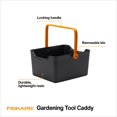thumbnail image 1 of UYGDUY-Garden Tool Caddy, Portable Storage Organizer with Locking Handle and Removable Bin (Wall-Mountable) for Snips & Pruners, Durable Recycled Resin Carrier for Indoor & Outdoor Gardening, 1 of 4