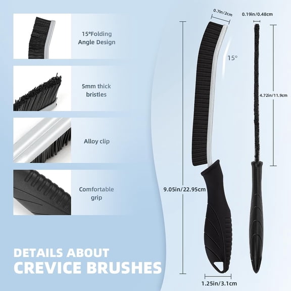 UYGDUY-Hard Bristle Crevice Cleaning Brush-Thin Gap Scrub Brush, Small Cleaning Brush, Grout Brush, Kitchen Brush, Cleaning Tools for Toilet, Bathroom, Sink, Home, Household, Window (6, Pink)