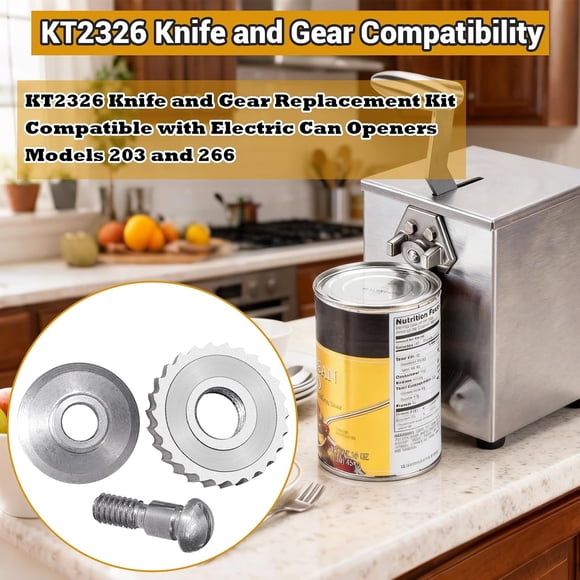UYGDUY-KT2326 Replacement Knife Gear Kits Compatible with 203 and 266 Electric Can Openers