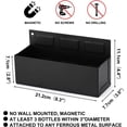thumbnail image 1 of UYGDUY-Magnetic Aerosol Spray Can Holder, 8.3" x 3" x 4.4", Magnet Toolbox Bottle Holder, Toolbox Storage Shelf for Chest, Garage, Workspace, 1 of 4