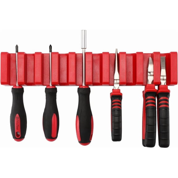 UYGDUY-Magnetic Plier Holder, 10 Plier&Screwdriver Organizer Rack, Hand Tool Organizer Tray Rack