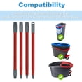 thumbnail image 1 of UYGDUY-Mop Handle for Ocedar, Mop Handle for O Cedar, Spin Mop Replacement Handle for O Cedar, 4 Section 30" to 58" Mop Handles for Ocedar Spin Mop & H2pro Flat Mop, Mop Stick Mop Pole Handle for Oce, 1 of 4