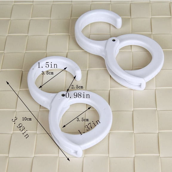 UYGDUY-Multi-function Clip and Table Edge Hooks - Windproof Cross Bar Hooks (2 pcs)