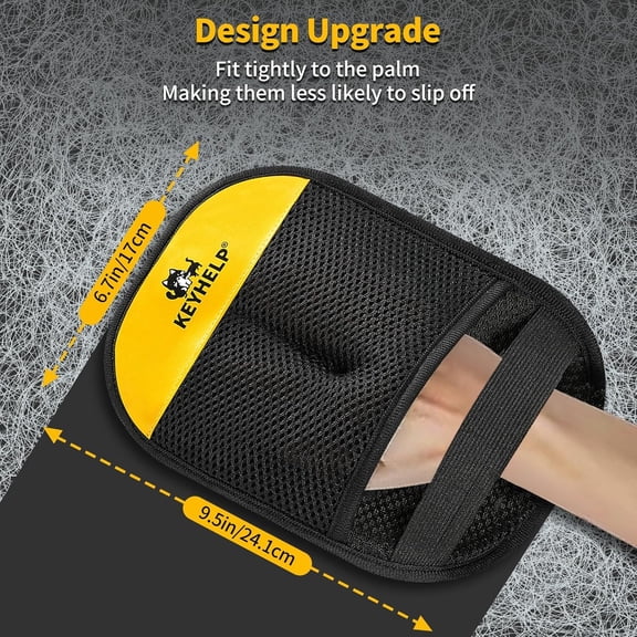 UYGDUY-Pet Hair Removal Glove for Dogs & Cats, Newly Upgraded Reusable Electrostatic Pet Hair Glove, Magic Brush Pet Hair Remover Tool for Clothing, Couch, Carpet, Car Seat