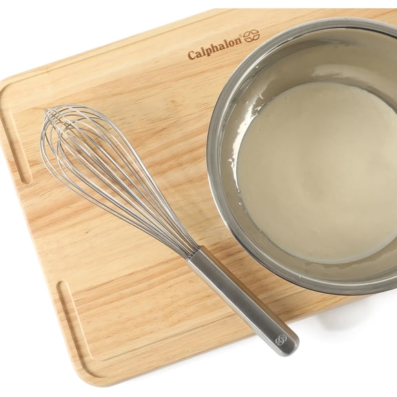 UYGDUY-Prime 8-Inch Balloon Whisk, Stainless Steel Kitchen Whisk for Eggs, Batter & Small Batch Mixing, Heavy-Gauge Wire Whip with Weighted Handle for Control