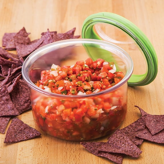 UYGDUY-ProKeeper Fresh Guacamole Plastic Kitchen Storage Container with Airtight Lid (Green), for Guacamole and Food Storage