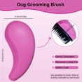 thumbnail image 1 of UYGDUY-Puppy Brush for Small Dogs - Soft Dog Brush - Perfect Yorkie, Shih Tzu, Maltipoo & Maltese Grooming - Gentle Hair Remover for Easy Pet Grooming at Home (Pink), 1 of 4