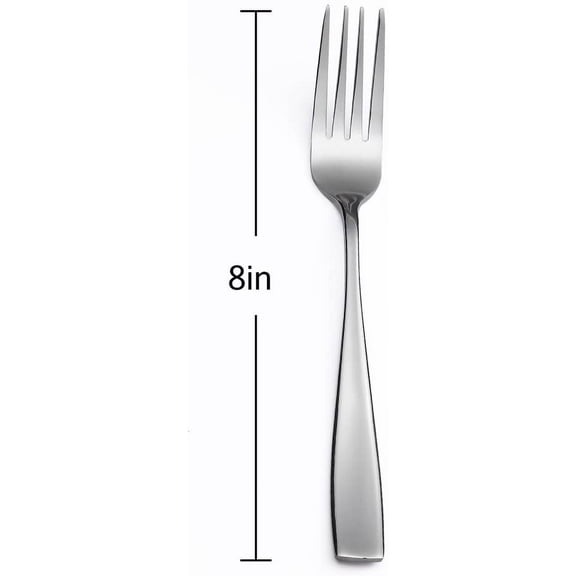 UYGDUY-Stainless Steel Dinner/Salad Forks Set,12-Piece,8 Inches