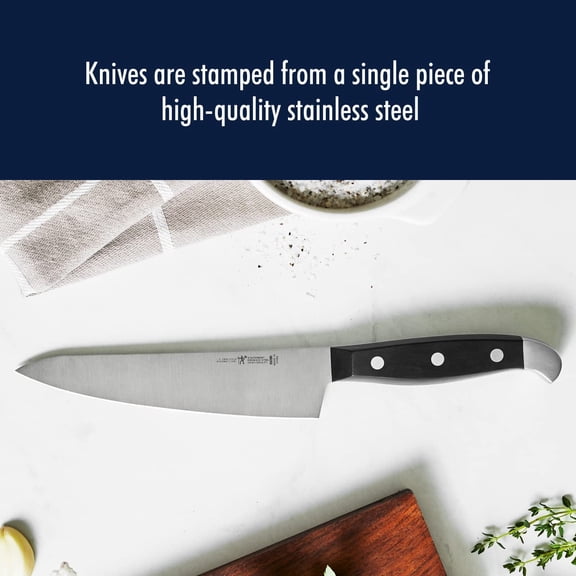 UYGDUY-Statement Razor-Sharp 5-inch Compact Chef Knife, German Engineered Informed by 100+ Years of Mastery, Black/Stainless Steel