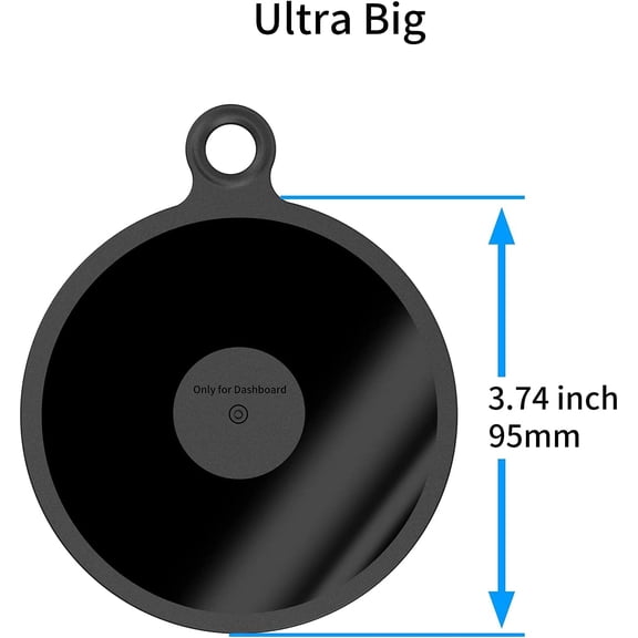 UYGDUY-Sticky Adhesive 3M Pad 95mm (3.7") Dashboard Mounting Disk for Suction Cup Phone Mount [2 Pack] for Tom Tom Garmin GPS Suction Mount Replacement Heat Resistant Sticky Pad for Car, Truck, Van