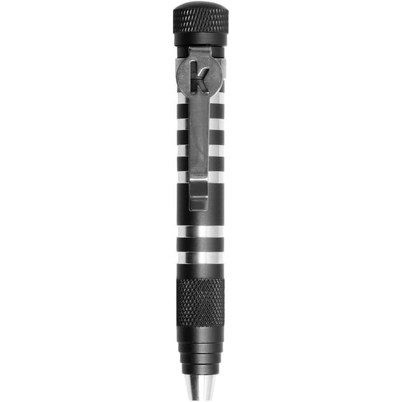 UYGDUY-TX-Tool (TXTOOL); 4.8 In. Single-Position Multifunction Magnetic Bit Driver; Includes T-6, T-8, T-10, #2 Phillips and Slotted Screwdriver Bit; 1.1 oz., Black