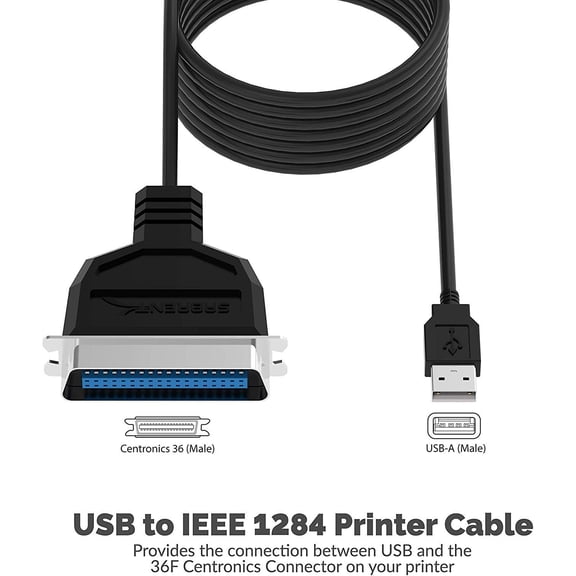 UYGDUY-USB to Parallel IEEE 1284 Printer Cable Adapter (CB-CN36)