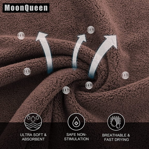 UYGDUY-Ultra Soft Premium Washcloths Set - 12 x 12 inches - 24 Pack - Quick Drying - Highly Absorbent Coral Velvet Bathroom Wash Clothes - Use as Bath, Spa, Facial, Fingertip Towel (Wood Brown)