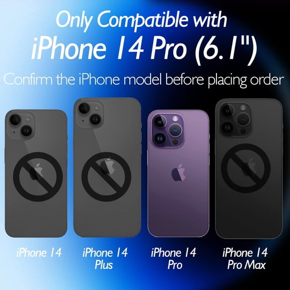 UYGDUY-for iPhone 14 Pro Back Screen Protector (3-Pack), iPhone 14 Pro Back Glass Protector Rear Temper Glass Protector (6.1 inch)