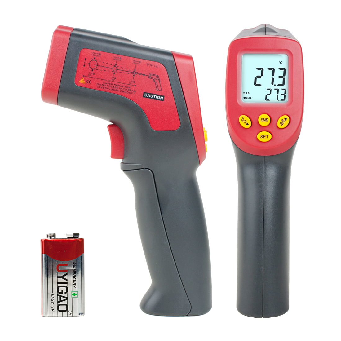 ATR Infrared (IR)Digital Temperature Gun Thermometer (Non-Contact LCD –  Reptilesonline