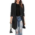 thumbnail image 1 of UYISJ Blazers for Women Business Casual Dressy Work Coats Fashion Lightweight Fall Long Sleeve Suit Jackets Tops L, 1 of 5