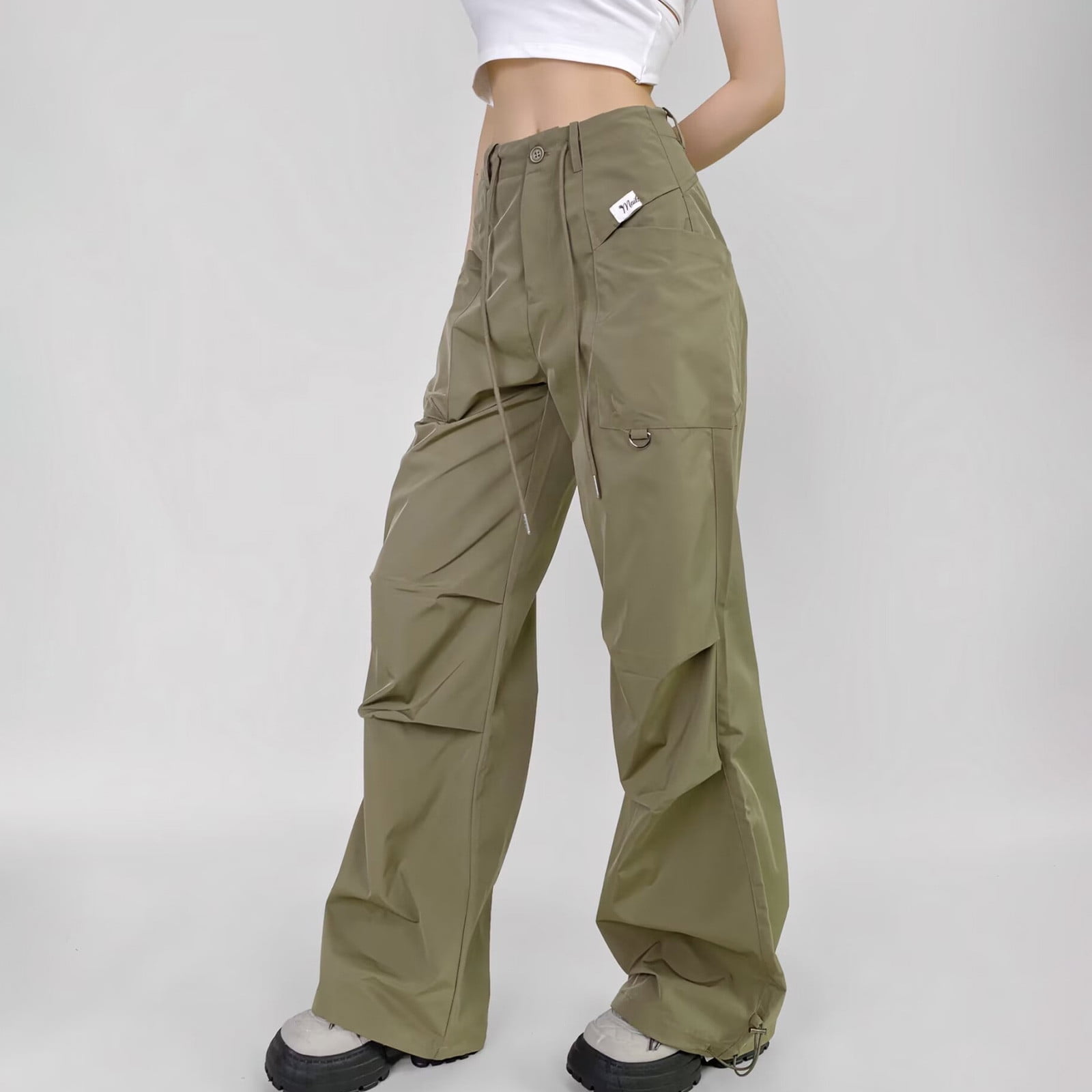 Copyleaf Cargo Pants UYISJ Cargo Pants For Women Low Waisted