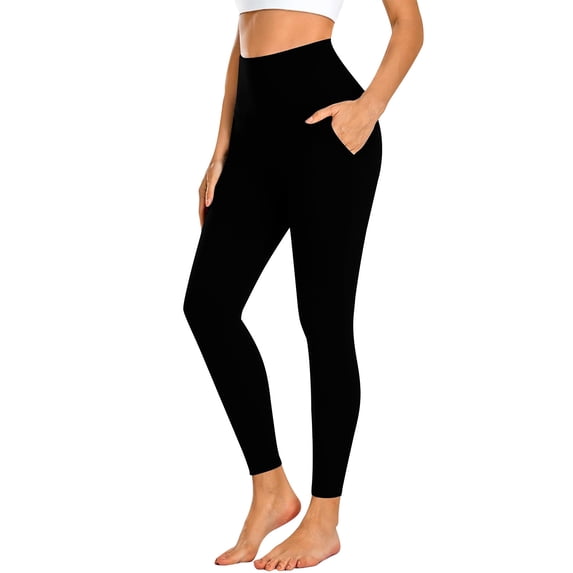 UYISJ Fleece Lined Leggings Women Thick High Waisted Leggings Winter Warm Tights Trousers Casual Ribbed Textured Pants XXL