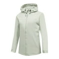 thumbnail image 1 of UYISJ Rain Jacket Women Waterproof Lightweight Raincoat Windbreaker Outdoor Hooded Travel Jacket Outerwear White XXL, 1 of 4
