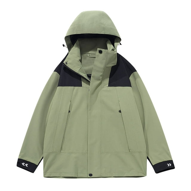 UYISJ Rain Jacket for Women Loose Fit Waterproof Lightweight Rain Coat