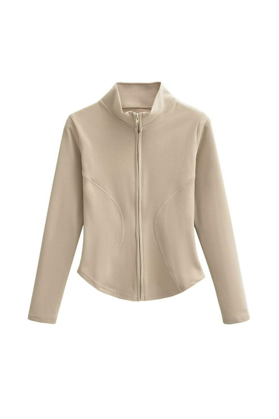 Women's Fall Varsity Bomber Jackets Long Sleeve Cropped Button Down Casual Coat with Pockets Outerwear Army Green XXL