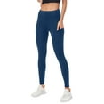thumbnail image 1 of UYISJ Women's Thermal Long Underwear Pants Fleece Lined Leggings Winter Stretch Compression Tights Yoga Trousers Blue L, 1 of 3