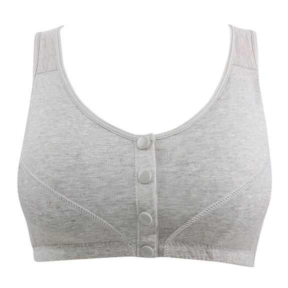 UYISJ Womens Daisy Bra Sports Push Up Bras Front Snaps Seniors Wireless U Back Full Coverage Comfort Front Closure Bras
