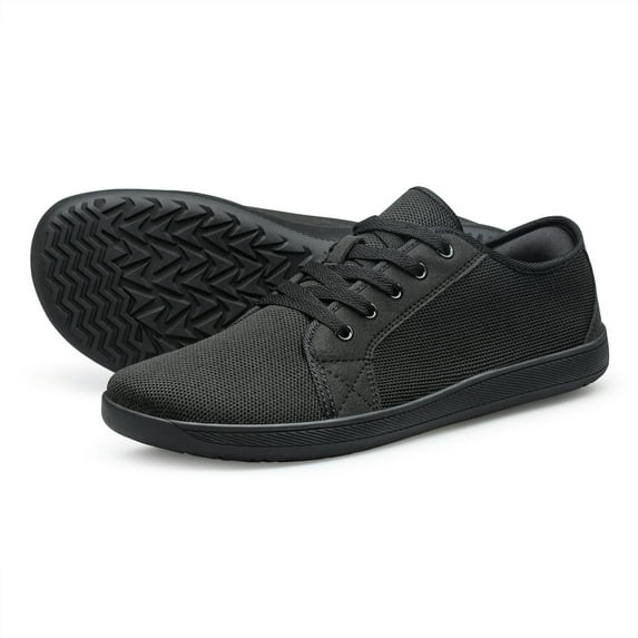 UYOUNI Men Casual Low Top Slip on Fashion Shoes Lace up Canvas Flats Walking Running Shoes