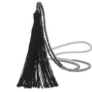 UYTIHGLOJK Chain Sweater Boho Vintage Women Bead Long Crystal Glass Drop Necklace Tassel Necklaces Pendants "Black"