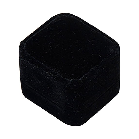 UYTIHGLOJK Gorgeous Velvet Ring Box Premium Velvet Ring Gifts Box For Wedding Proposal Jewelry Storage Box "Black"