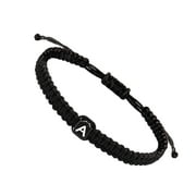 UYTIHGLOJK Initial String Bracelets For Women Men Teen Girls Boys Handmade Rope Braided Bracelet Minimalist Jewelry Matching Couple Bracelets "a"