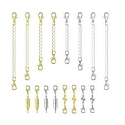 UYTIHGLOJK Necklace Extender, Stainless Steel Extension Chain, Gold Silver Jewelry