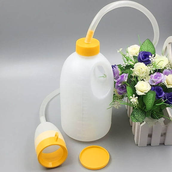 UYUH 1700ml Portable Male Urinal with Lid & Funnel, Reusable Leak-Proof Pee Bottle, Emergency Urine Collection Container for Hospital, Home, Camping and Car Travel