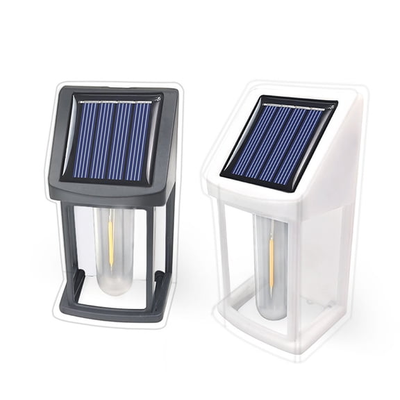 UYUH 2 Pack Solar Tungsten Wall Light, Wireless Motion Sensor LED Lamp, Dusk to Dawn Auto on Off, Ip65 Waterproof Exterior Lighting for Garden Yard Security Use