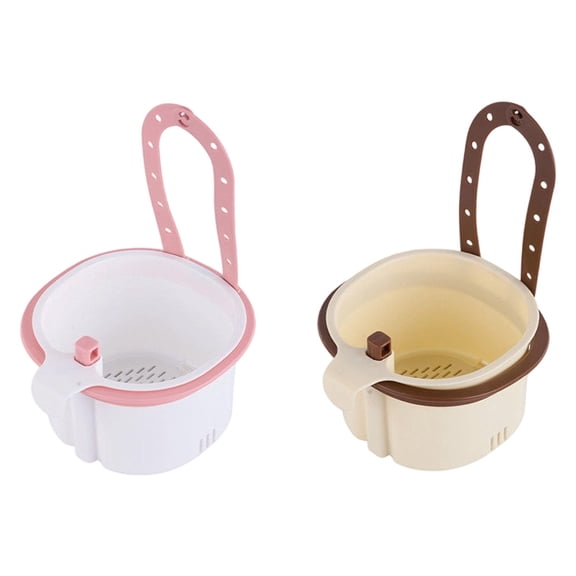 UYUH 2026 New Cactus Kitchen Sink Strainer Basket, Sink Drain Strainer Self-Cleaning Faucet Hanging Filter Basket, Multifunctional Kitchen Sink Strainer Press Automatic Dumping Basket