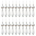 thumbnail image 1 of UYUH 20PC Pointed Bead Lighting Pendant Transparent Teardrop Crystal Chandelier Drops for DIY Lamp Making & Home Decor Accessories, 1 of 4