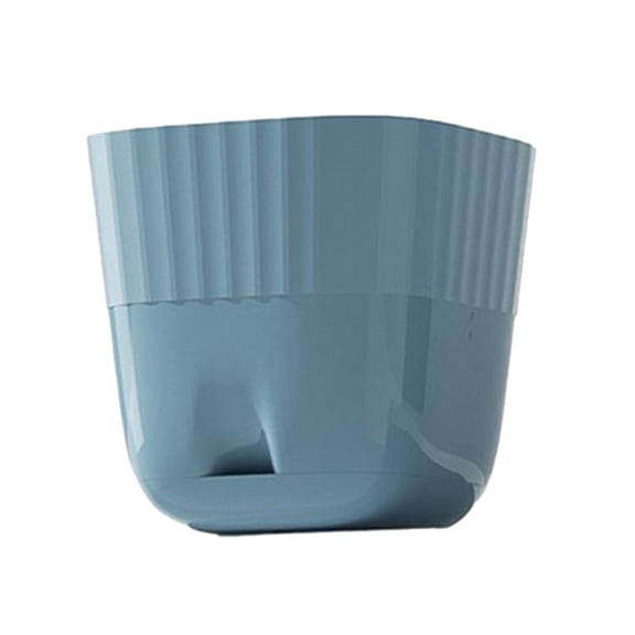 UYUH 5inch Square Plastic Plant Pot, Small Nursery Flower Container with Drainage Holes, Breathable Cultivation Vase for Household Garden, Hydroponic Plants and Indoor Succulent Planting