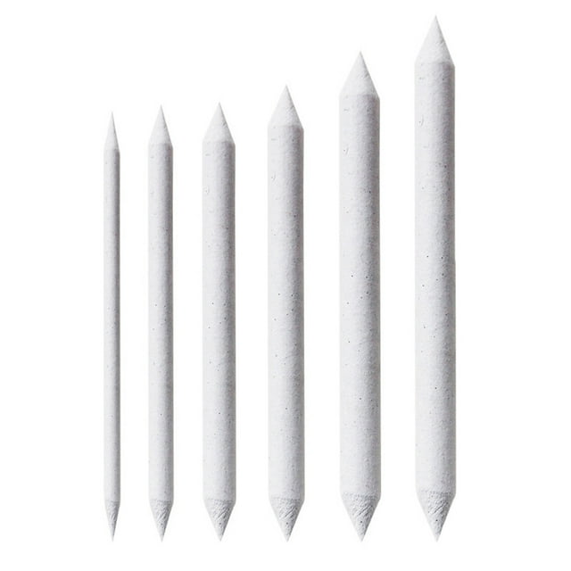 UYUH 6pcs Blending Smudge Tortillon Stump Sketch 6 Sizes Art Drawing