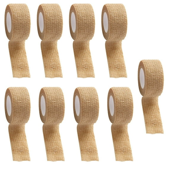 UYUH 9 Pack 1"Self Adhesive Wrap Self Stick Wrap for Ankle Wrist Finger Wrap Power Self Adhesive Bandage Wraps Breathable Elastic Bandage Wrap for Compression