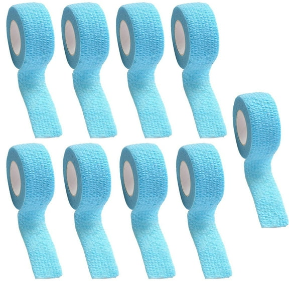 UYUH 9 Pack 1"Self Adhesive Wrap Self Stick Wrap for Ankle Wrist Finger Wrap Power Self Adhesive Bandage Wraps Breathable Elastic Bandage Wrap for Compression
