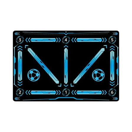 UYUH Agility Soccer Training Mat Non-Slip Football Footstep Mat for Strength & Coordination | Silent Equipment for All Ages, Indoor/Outdoor Home Gym Use