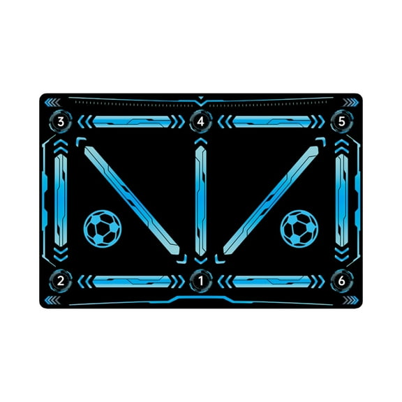 UYUH Agility Soccer Training Mat Non-Slip Football Footstep Mat for Strength & Coordination | Silent Equipment for All Ages, Indoor/Outdoor Home Gym Use