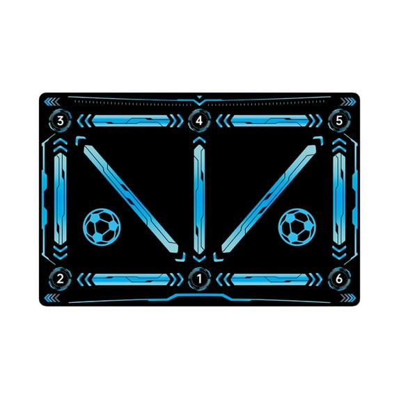 UYUH Agility Soccer Training Mat Non-Slip Football Footstep Mat for Strength & Coordination | Silent Equipment for All Ages, Indoor/Outdoor Home Gym Use