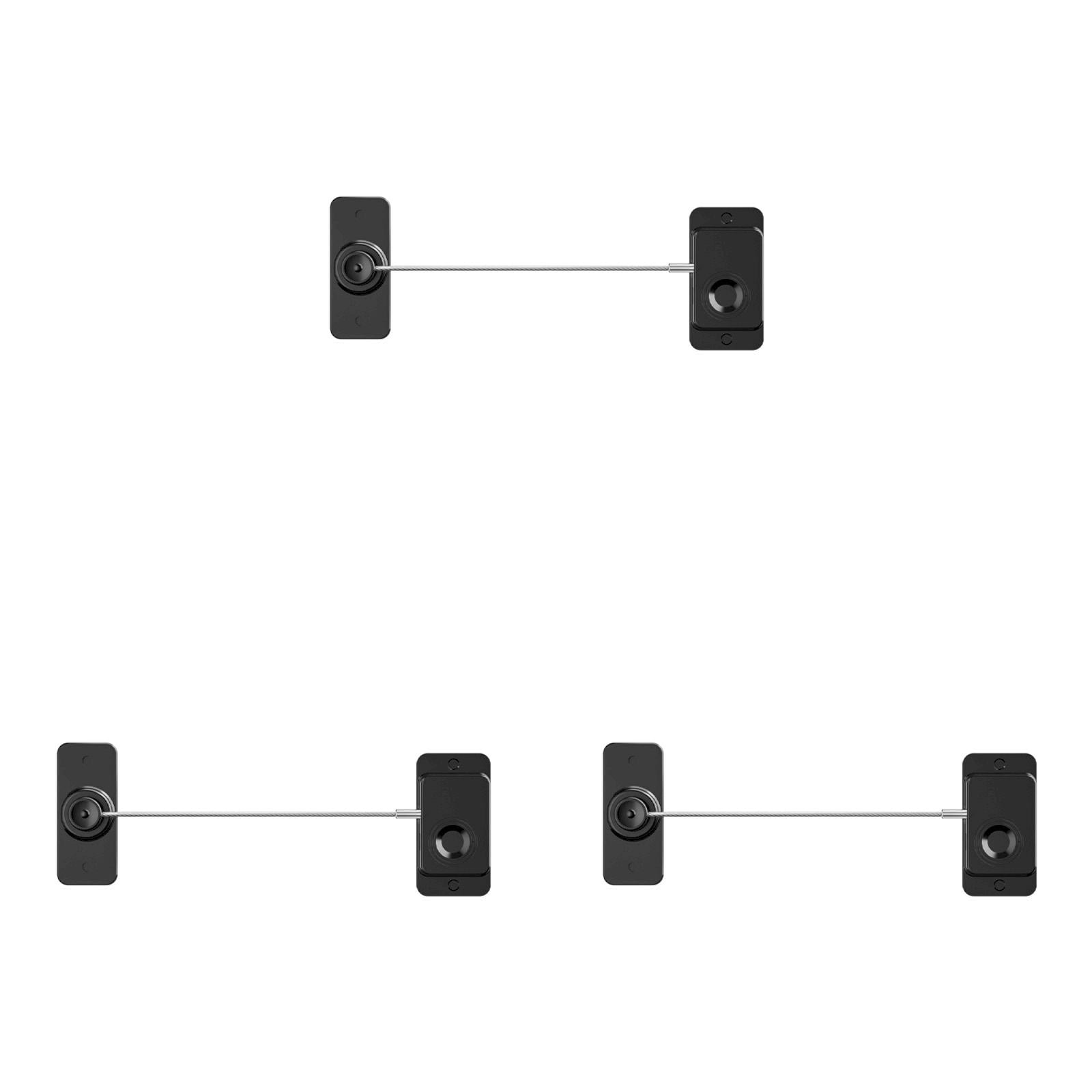 UYUH Biometric Fingerprint Cabinet Lock Smart Keyless Entry for Drawers/Freezer/Oven Doors, Anti-Pry Locks with Alarm (Baby Proofing & Home Security Multi-Surface Kit)