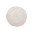 thumbnail image 1 of UYUH Braided Cotton Round Table Place Mats, Non Slip Washable 15 Inch Dining Table Protectors, Handwoven Heat Resistant Kitchen Decor for Plates and Bowls, Placemats, 1 of 9
