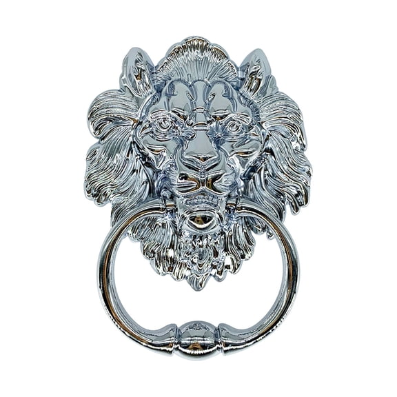 UYUH Chinese Antique-style Alloy Door Ring Handle with Silver Finish, Vintage Bronze Look, Decorative Door Pull for Traditional Home Interior, Classic Entryway Hardware